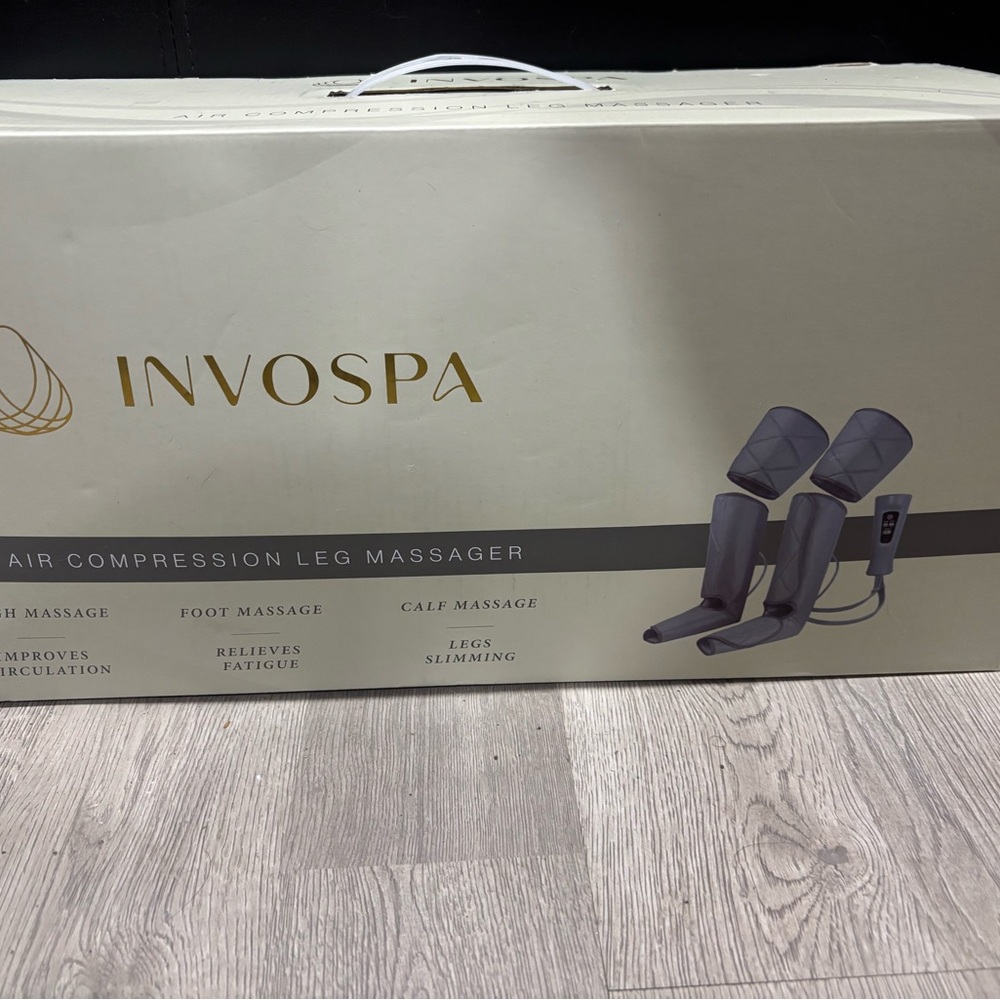 Gray Air Compression Leg Massager